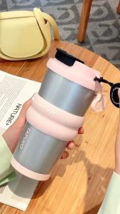 Ly giữ nhiệt TAFUCO 500ml Inox 316 Fashionista Coffee Tumbler (hồng bạc vàng xanh)