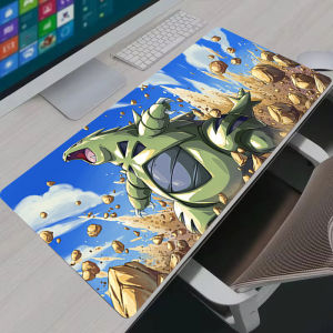 Bandai | Large Mouse Pad Gamer XXL Office Pc Keyboard Mouse Mat Gaming P-Pokemon Tyranitar Rubber Base Mousepad Desk Accessories