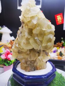 yellow calcite mix with pyrite(2.8kg)