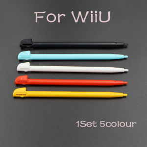 1Set/5colour Mobile Touch Pen Touchscreen Pencil For WIIU Slots Hard Plastic Stylus Pen For Wii U Game Console