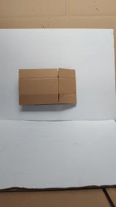 Kardus karton diecut polos ukuran 8x8x3 cm isi 10 pcs