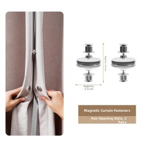 SANGMO |Invisible Magnetic Light-proof Curtain Clip