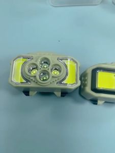 ไฟฉายคาดหัว แท้ ไฟฉายเซ็นเซอร์ LED แรงสูง ไฟฉายเล็กพกพา ใช้ COB+ไฟ กันน้ำIP44 กรีดยาง ส่องสัตว์ จับกบ จับแมลง หาปลา สว่างมาก ไฟฉายคาดศีรษะ