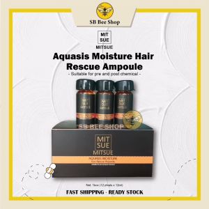 Mitsue Aquasis Moisture Hair Rescue Ampoule (12 phials x 12ml) (1box)