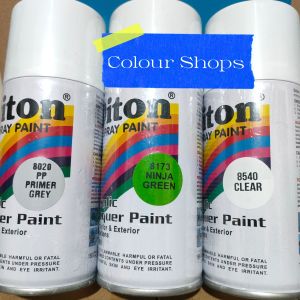 Pilok Pylox Cat Diton Paket 3 Kaleng Hijau Ninja Green 8173 Epoxy Primer Grey 8020 Clear 8540 150cc