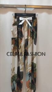 CELIKA || CELANA KINAN Celana Aladin Rayon Viscose Motif Wanita Celana Joger Super Adem