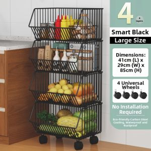 NIFENG | Multi-layered Multi-functional Home Storage Rack for Kitchen and Living Room