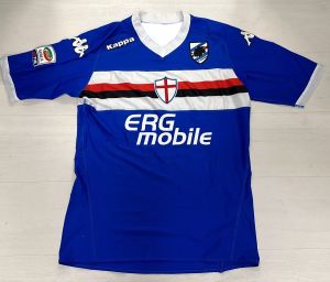 Sampdoria 2010 Home Jersey Women Sports Shirt Women Jersey Comfortable Breathable Women T-shirt Summer Edition