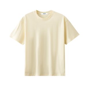 DUKEEN | Áo Thun Cổ Tròn Tay Ngắn 100% Cotton Dày 280g