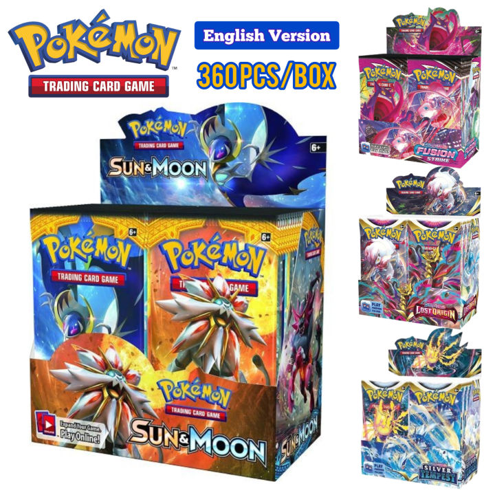 360 Pcs Pokemon Sun Moon Sword Shield Booster Box Collection Lazada PH