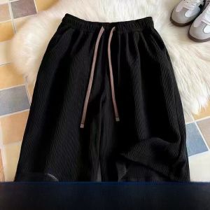 Summer Quick Dry Beach Casual Loose Fit Five Inch Mens Shorts Thin Fashionable Youthful Tourist Wear mid Waist Straight Leg