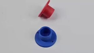 5PCS Rubber Park Golf Tees Premium Durable Ball Tee for Outdoor Practice & Stable Swing Sports (Red/Blue)