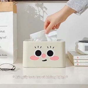 UFORU hộp khăn giấy Hộp Đựng Khăn Giấy Gia Dụng Phòng Khách Kem Phong Cách Cao Cấp Cảm Giác Nhà Vệ Sinh Có Lò Xo Tự Động Nâng Hạ Hộp Giấy Sáng Tạo hộp đựng giấy