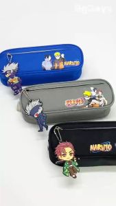 Naruto Double Zipper Pencil Case Large Capacity Stationery Storage (BGJAYA)