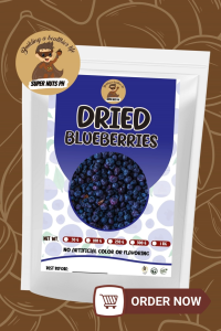 SuperNuts PH Premium Dried Blueberries | Sweet Chewy Dried Berries for Oatmeal Yogurt Baking & Healthy Snacks | 100g 250g 500g 1kg