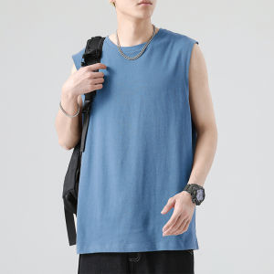 Elegant and Dignified Mens Cotton Tank Top