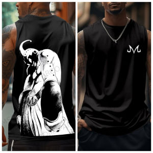 Bandai | Bandai Famous Anime Mens Cotton Tank Top Fitness Training Tight Fit Sleeveless T Shirt Four Seasons Mens Wear