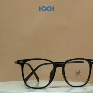 IOOI Eyewear - Kacamata Kotak Metal Lensa Anti Radiasi Photocromic Blueray Pria Wanita 85008