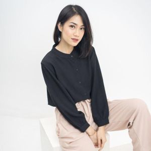 Blouse crincle premium termurah / kemeja wanita formal / blouse wanita