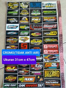 STIKER AUDIO | STIKER SOUNDSYSTEM | STIKER PACK | STIKER 1 LEMBAR | STIKER CROMO