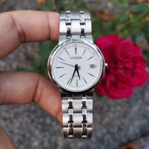 Đồng Hồ Nam Si Nhật💥 💫 CITIZEN - Eco-Drive - H415 💫 Radio Controlled - Titanium ( Bảo Hành 12 Tháng )  Kinh Sapphire 💫Size 36.5 mm - Size Dây 18.5 cm 💥 N.157