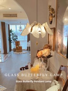 HONGPINAIJIA | Vintage Creative French Luxury Butterfly Style Restaurant Lamp
