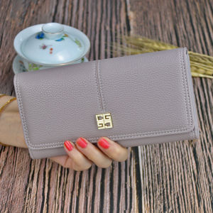 Large Capacity Ladies Long Wallet 2-in-1 Card Holder Simple Fashion Multi-Function Handbag Leather Clutch for Young Women