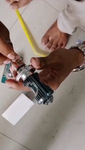 Lampu Laser Utama AE Strobo H4 Senja Devil Merah Biru Flash Mobil Motor