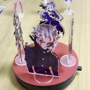 Bandai | 16CM One Punch Man Genos Acrylic Hình Đứng Anime Cosplay Phụ Kiện Khủng Khiếp Lốc Xoáy Địa Ngục Bão Tuyết Thiết Kế Sưu Tập Vật Trang Trí Dành Cho Người Hâm Mộ