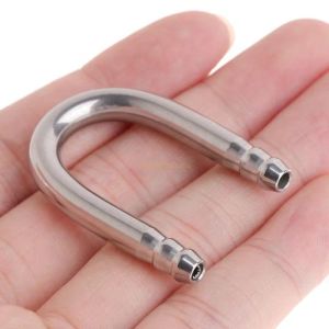 U Shaped Stainless Steel Tube Hardware Brackets CO2 Connector for Aquarium Fish Tank Co2 Oxygen Tubing Stainless Steel Fish