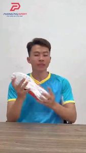 Giày bóng đá Wika Ultra 5 mẫu mới da nhănChất Liệu Da Pu Cao Cấp Mềm Đàn Hồi Tốt đã khâu full đế