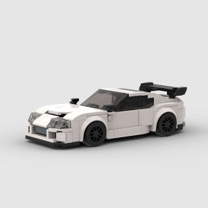 268 Pcs MK4 Supra Moc Speed Champions Racer Cars City Sports Vehicle Building Blocks Creative Garage Toys Boys
