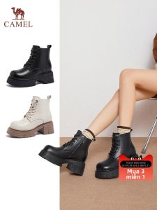 CAMEL | Giày Chelsea Thời Trang Cách Nhiệt Đế Cao