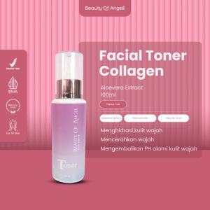 pemutih kulit wajah Facial Toner Collagen 150 ml BOA With Salisylic Acid dan 10% Niacinamide Hydrating Toner Skincare BPOM Beauty of Angel collagen