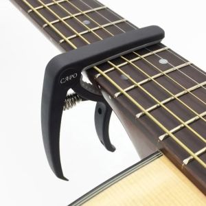 Guitar Capo Plastic Steel Resin Folk Guitar Capo Ukulele Universal Two - In - One Transposing Clip