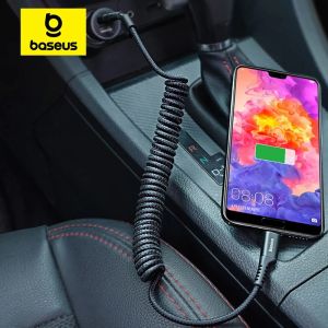 BASEUS | Baseus Fast Charging Type C Cable Spring Telescopic Car Phone Charger USB Cable For Samsung Xiaomi Redmi USB C Cable