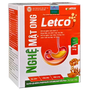 Nghệ Mật Ong Letco – Giải pháp tự nhiên hỗ trợ bảo vệ dạ dày giảm axit giảm đau rát thượng vị