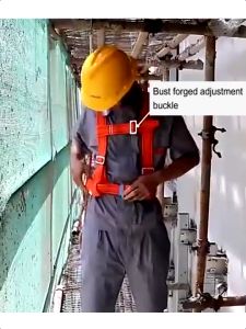 Safety Body Harness Belt Kerja/3 Point Adjustable Dataran Tinggi/Sabuk Pengaman/Proyek Hook Besar