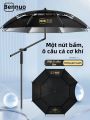 BENNUO | Easy Operate Heavy-duty Color Rubber Sunscreen and Rainproof Fishing Umbrella. 