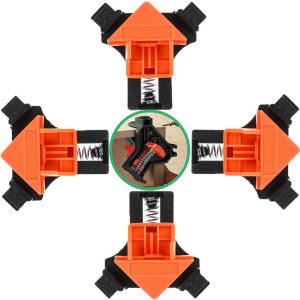 ชุดแคลมป์ 90 องศา เข้ามูมู 4 ชิ้น เลือกลด คลิปหนีบมูมู สำหรับงาน เฟอร์นิเจอร์ DIY งานสะดวกขึ้น