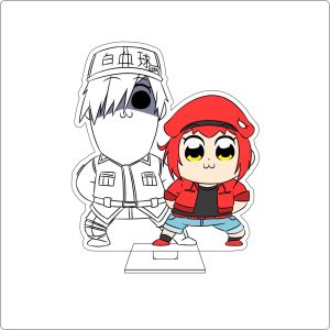 Bandai | Anime Cells At Work! Mô Hình Acrylic Cosplay 10CM Dễ Thương Hình Tế Bào T Sát Thủ & Tiểu Cầu Làm Quà Tặng - Phụ Kiện Cosplay