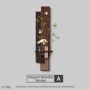 RUIBAHAO | Retro Style New 2026 Creative Lobby Wall Clock