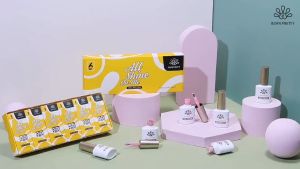 BORN PRETTY 6pcs/Set Nude Color Gel Polish Set For Manicure Nail Gel Set Soak Off UV LED Lamp Nail Art Design