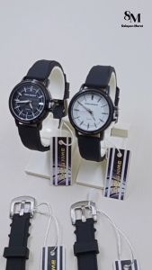 BWIN SPORT DM49217 JAM TANGAN WANITA MOTIF KASUAL TIPIS ELEGAN TALI KARET RUBBER LEMBUT JAM CEWE MINIMALIS DELAPAN MARET