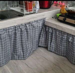 gorden korden hordeng kolong dapur minimalis