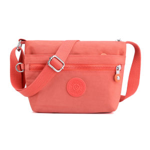 Mini Crossbody Bag Womens Fashionable Waterproof Nylon Washed Canvas Summer Phone Bag Jielangshi Casual Shoulder Bag