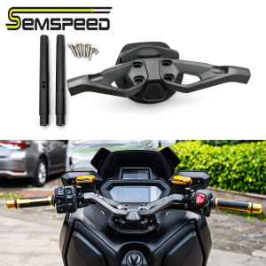 SEMSPEED Motorcycle CNC Handlebar Riser Handle Bar Fork Clip Ons Mount Bracket For Yamaha XMAX 300 250 125 V1 V2 2017-2022 2023-2024
