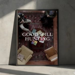 BILIBILI | Movie G-Good Will Hunting Painting Calligraphy Cotton Canvas Wall Art Poster Quality Decor Painting for Home Decor
