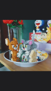 Mô Hình Lắp Ráp Tom Và Jerry Mèo Và Chuột Đồ Chơi Hoạt Hình Tom And Jerry Tâm Và Gia Huy