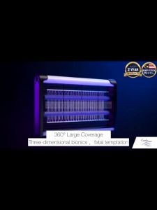 Mosquito Fly Insect Killer Lamp Electric Shock High Voltage UV Pelekat Lalat Gum Perangkap Lalat Nyamuk